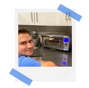 Cuisinart toaster oven on kitchen counter