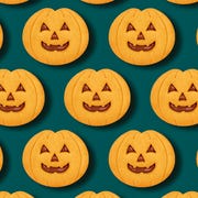 halloween pumpkin jack o lantern cookies