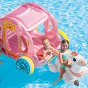 intex princess carriage with horse inflatable pool float